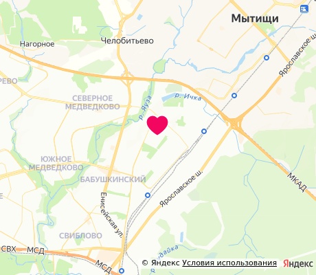 На карте