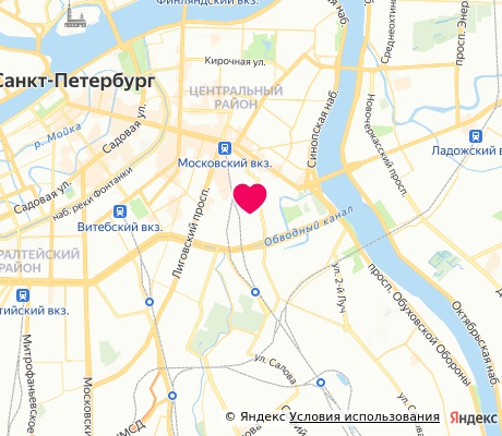 На карте