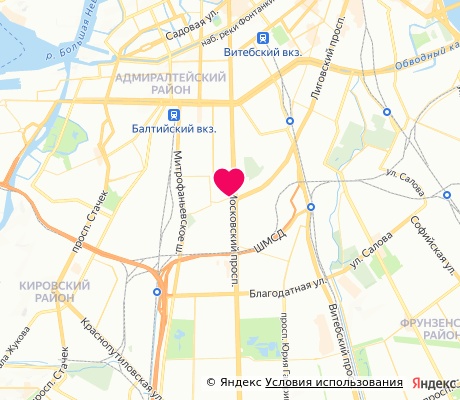 На карте