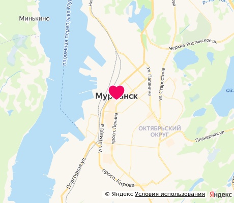 На карте