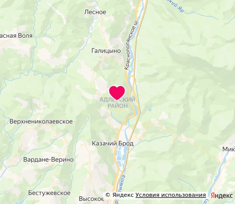 На карте