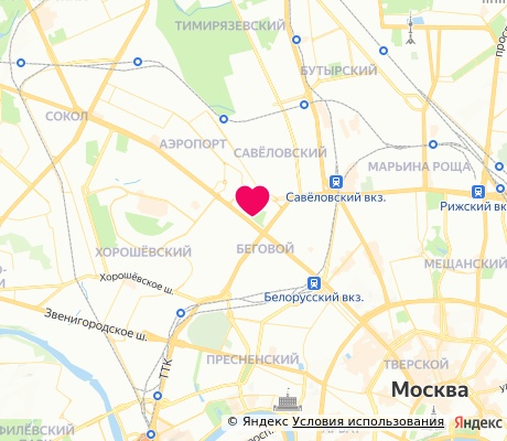 На карте