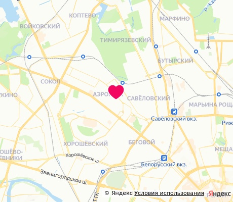 На карте