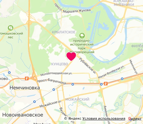На карте
