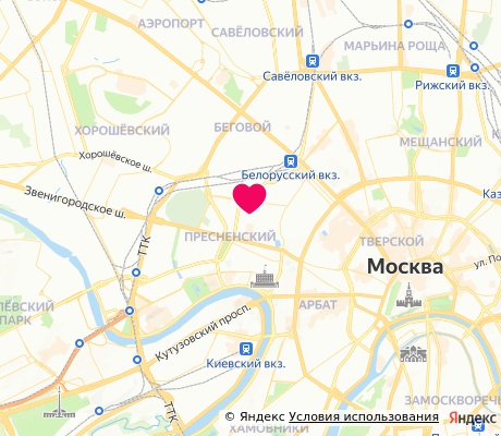 На карте