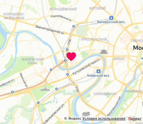 На карте