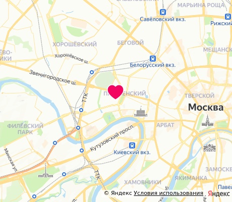 На карте
