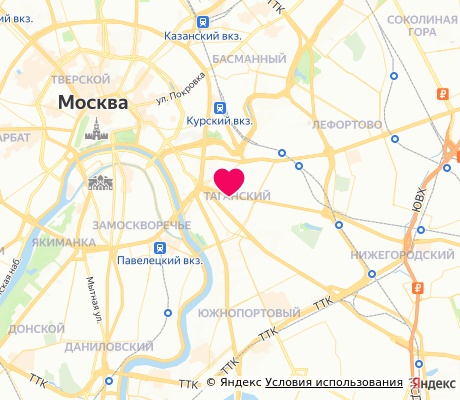На карте
