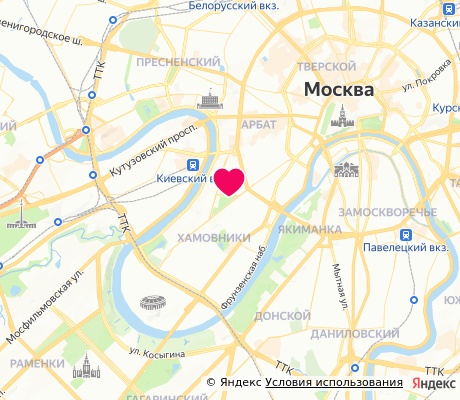 На карте