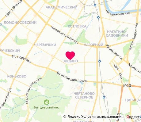 На карте
