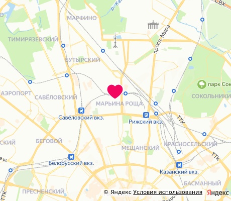 На карте