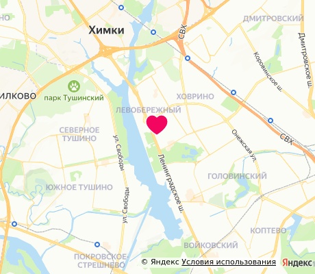 На карте