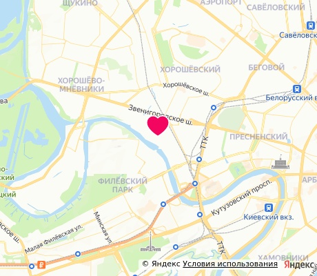На карте