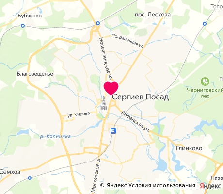 На карте