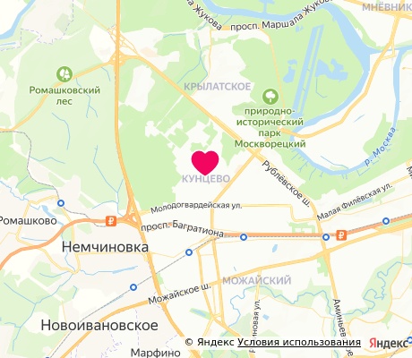 На карте