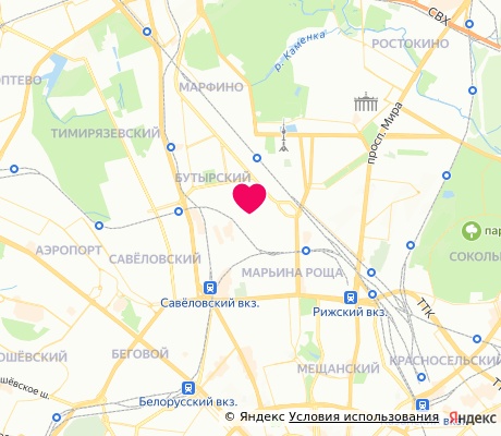 На карте