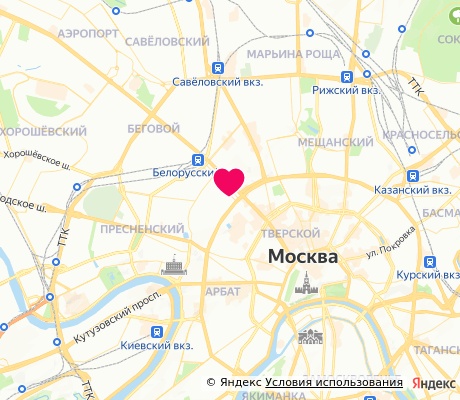 На карте