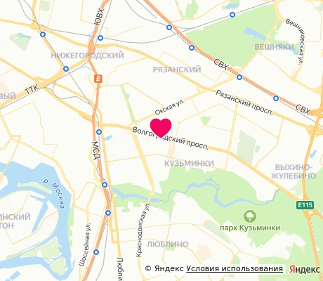 На карте