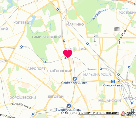На карте