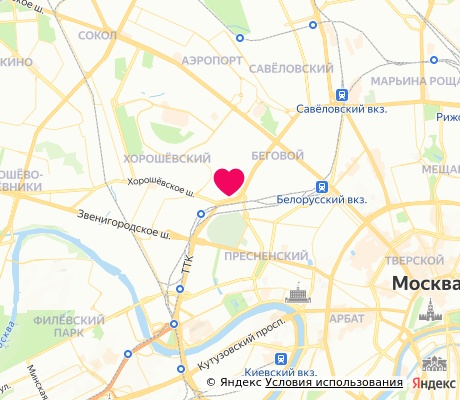 На карте