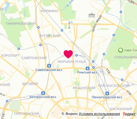 На карте