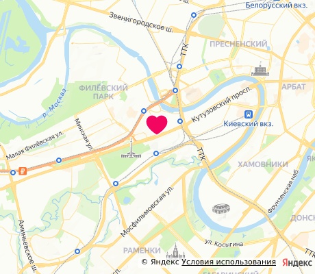 На карте