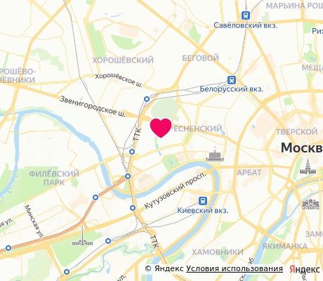 На карте