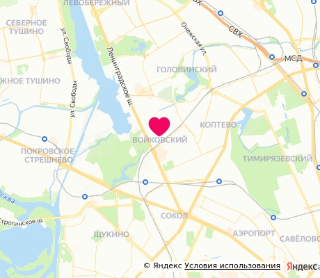 На карте