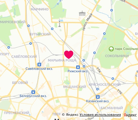 На карте