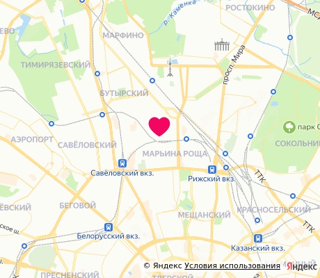 На карте