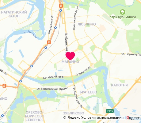На карте
