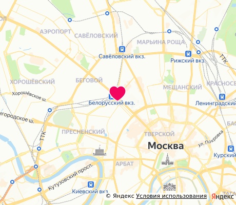 На карте