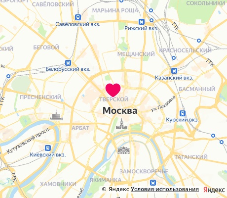 На карте