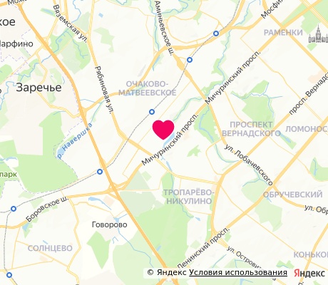 На карте