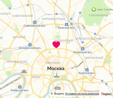 На карте