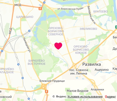 На карте