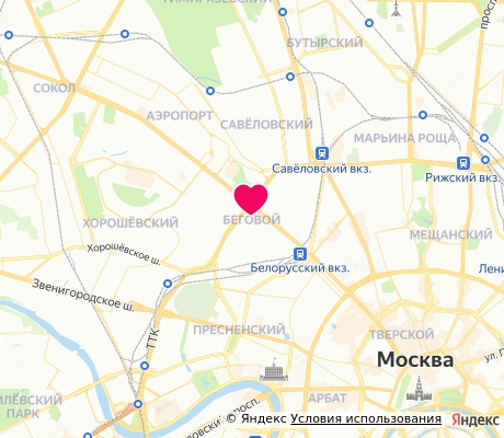 На карте