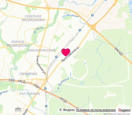 На карте
