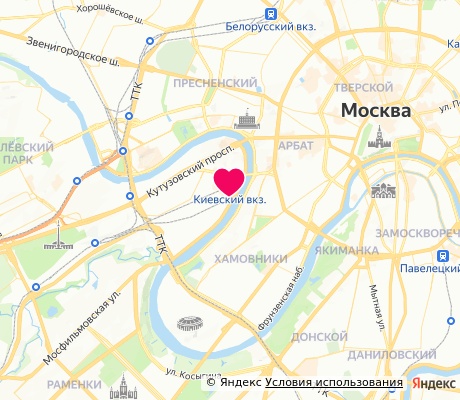На карте