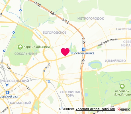 На карте
