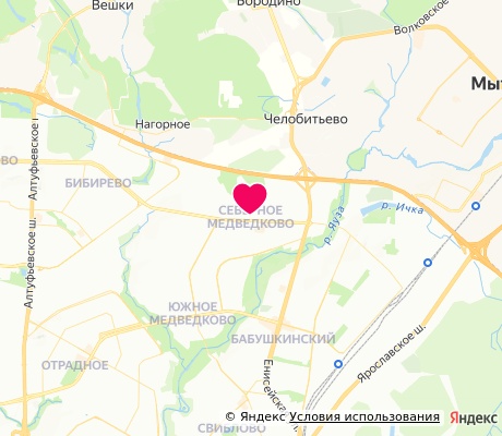 На карте