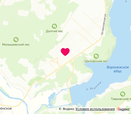 На карте