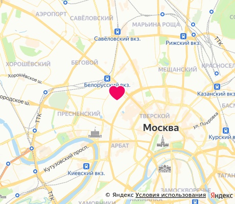 На карте