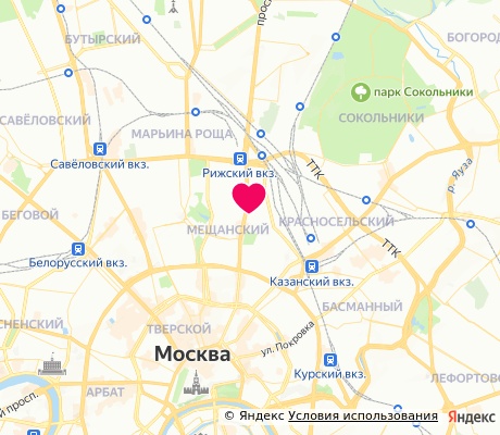 На карте