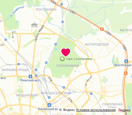 На карте
