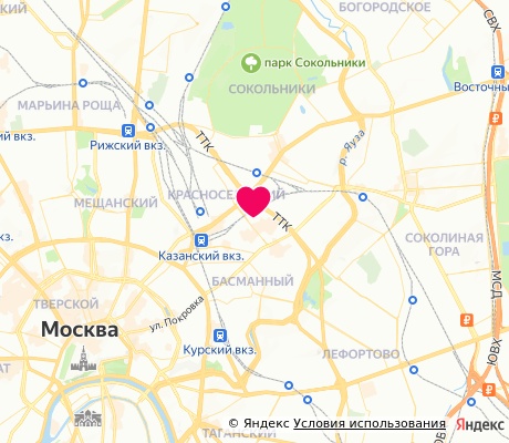 На карте