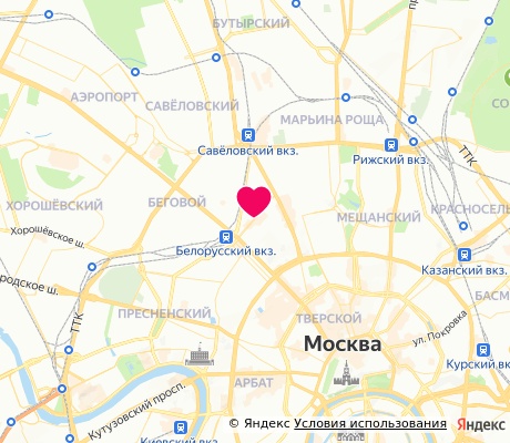 На карте