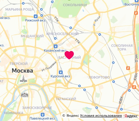 На карте