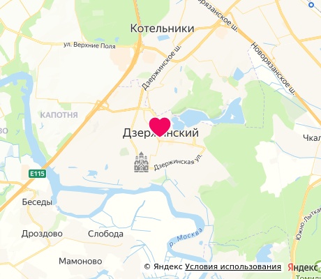 На карте