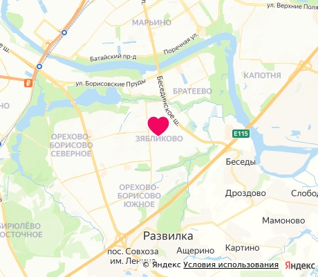 На карте